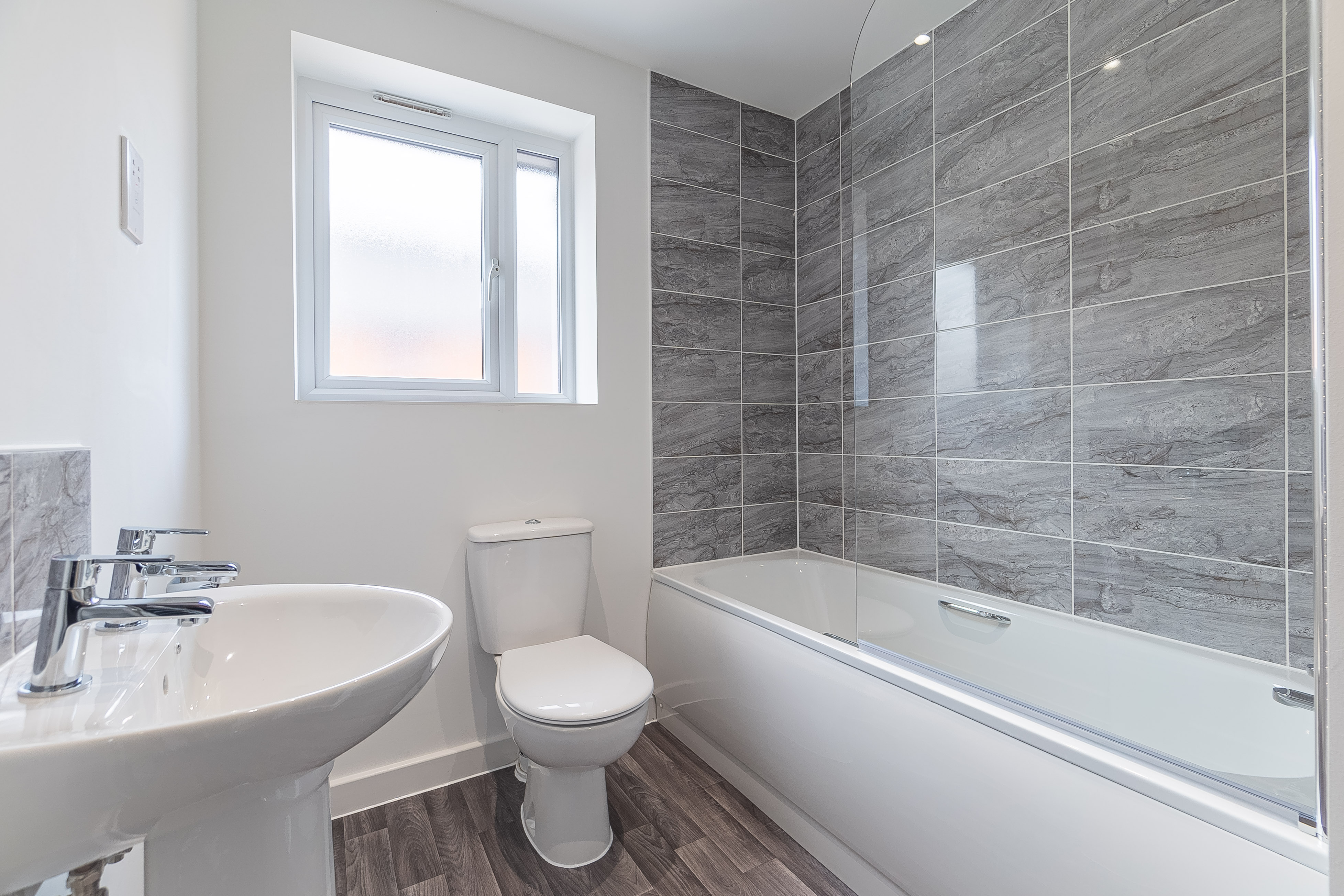 Bathroom of a 3 Bedroom House at Whiteley Meadow available for Shared Ownership